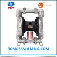 MÁY BƠM MÀNG KHÍ NÉN GODO BFQ-40 (THÂN INOX 316L - MÀNG BƠM TEFLON)