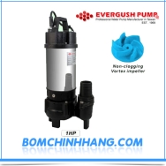 Máy bơm chìm hút bùn loãng, hố móng Evergush EF-10A 1HP