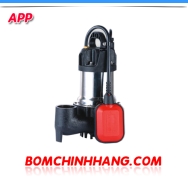 Máy bơm chìm hút hố móng, bùn loãng APP BAS-300A 1/3HP