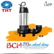 Máy bơm chìm hút hố móng, bùn loãng APP JK-20 2HP